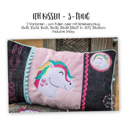 Stickdatei - ITH Kissen Blanko 3teilig